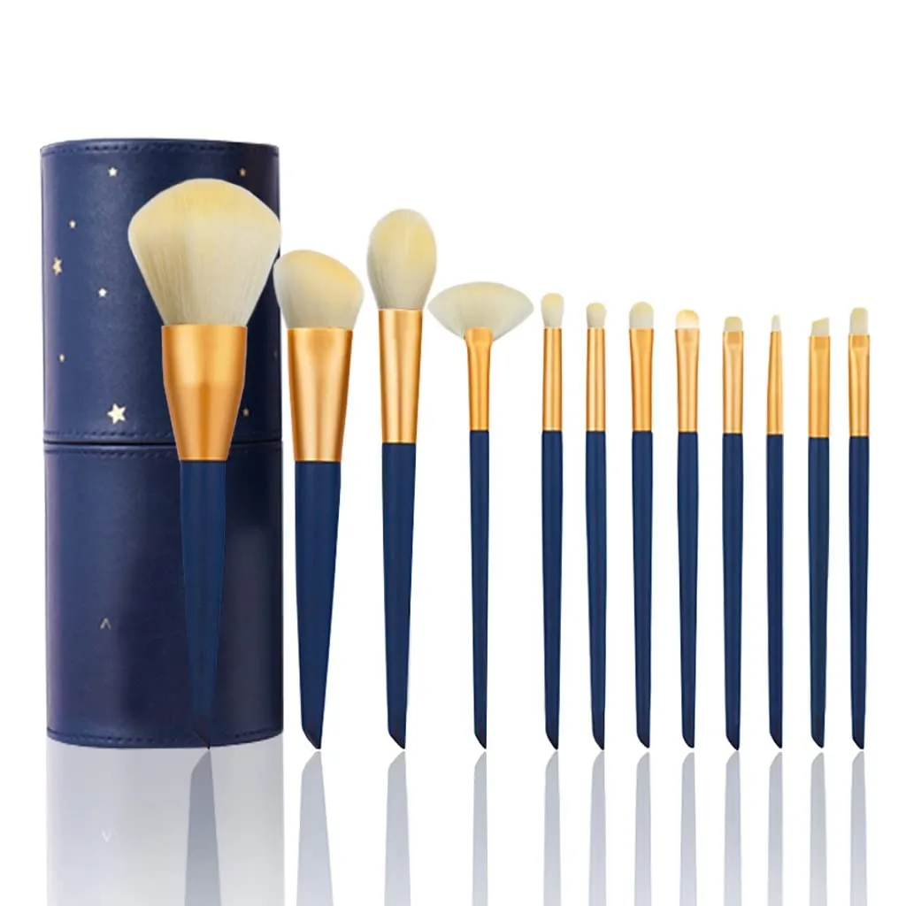 12 Makeup Brush Set Soft Hair Loose Brush Makeup Brush Set Beauty Soft Hair Tools