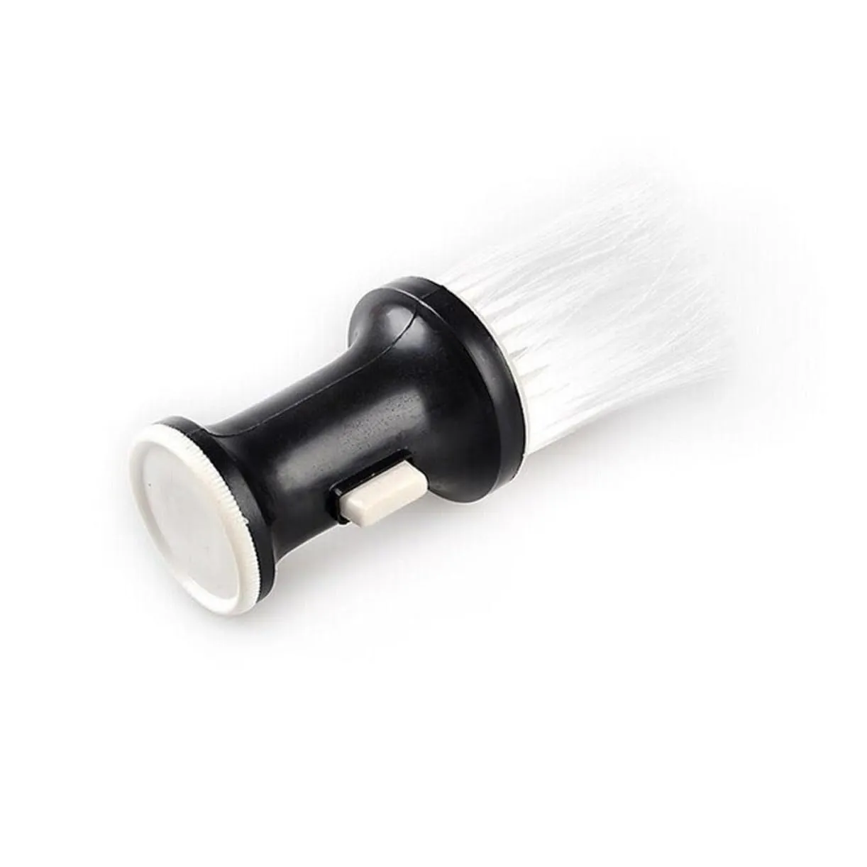 1pc Hairdressing Duster Brush for Neck Soft Bristles Hair Cutting Fiber Handle for Salon and Home Use for Removing Loose Hair from Neck and Clothes
