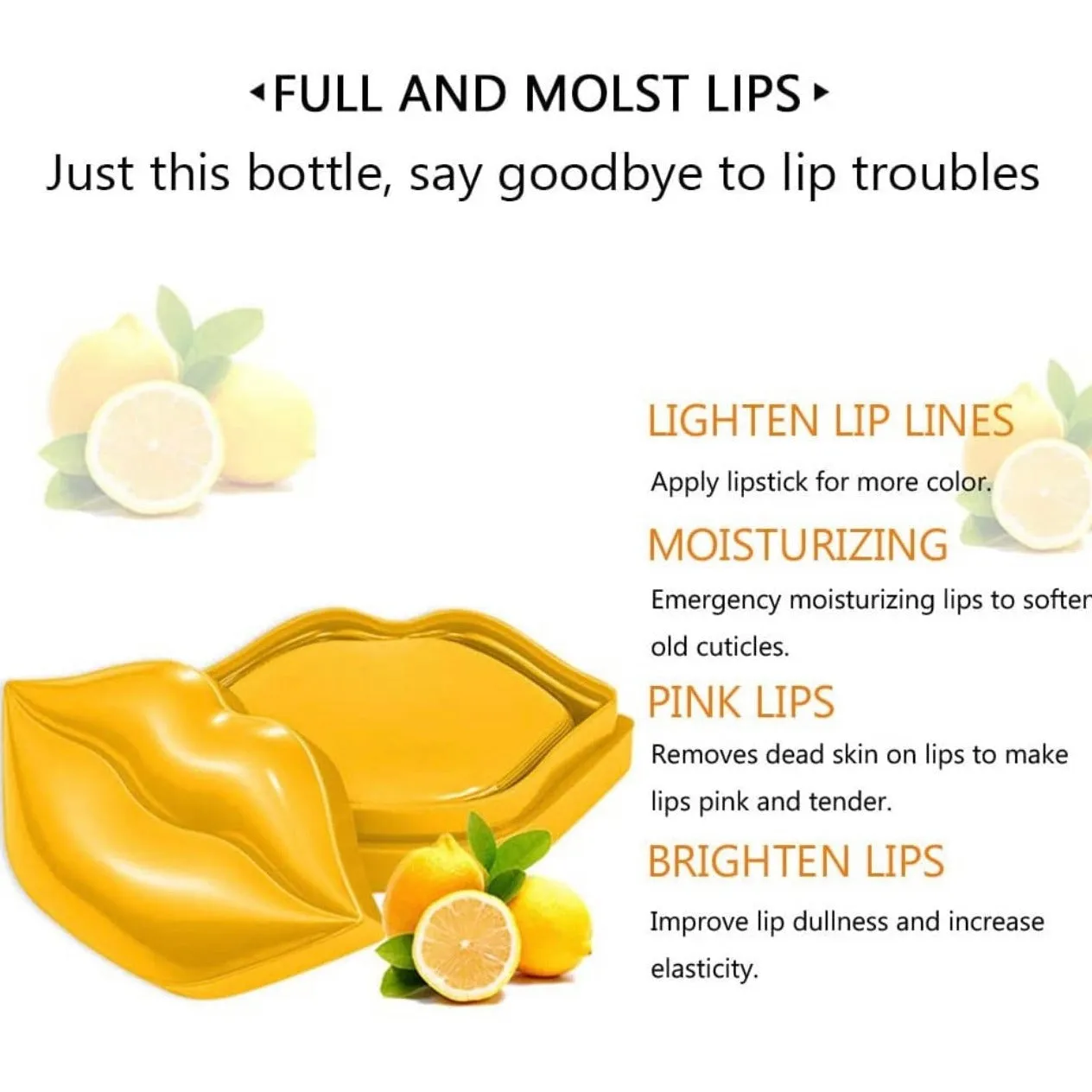 20 Piece PKB Luxury Korean Beauty Moisturizing Lip Treatment Masks