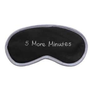 5 More Minutes (Black) Eye Mask