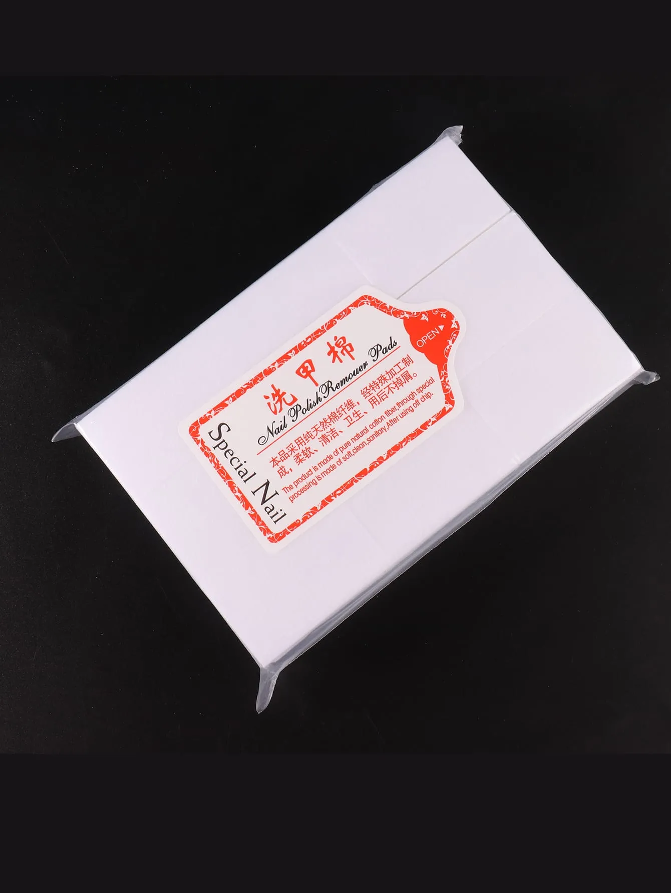540Pcs White Gel Nail Polish Remover Pads