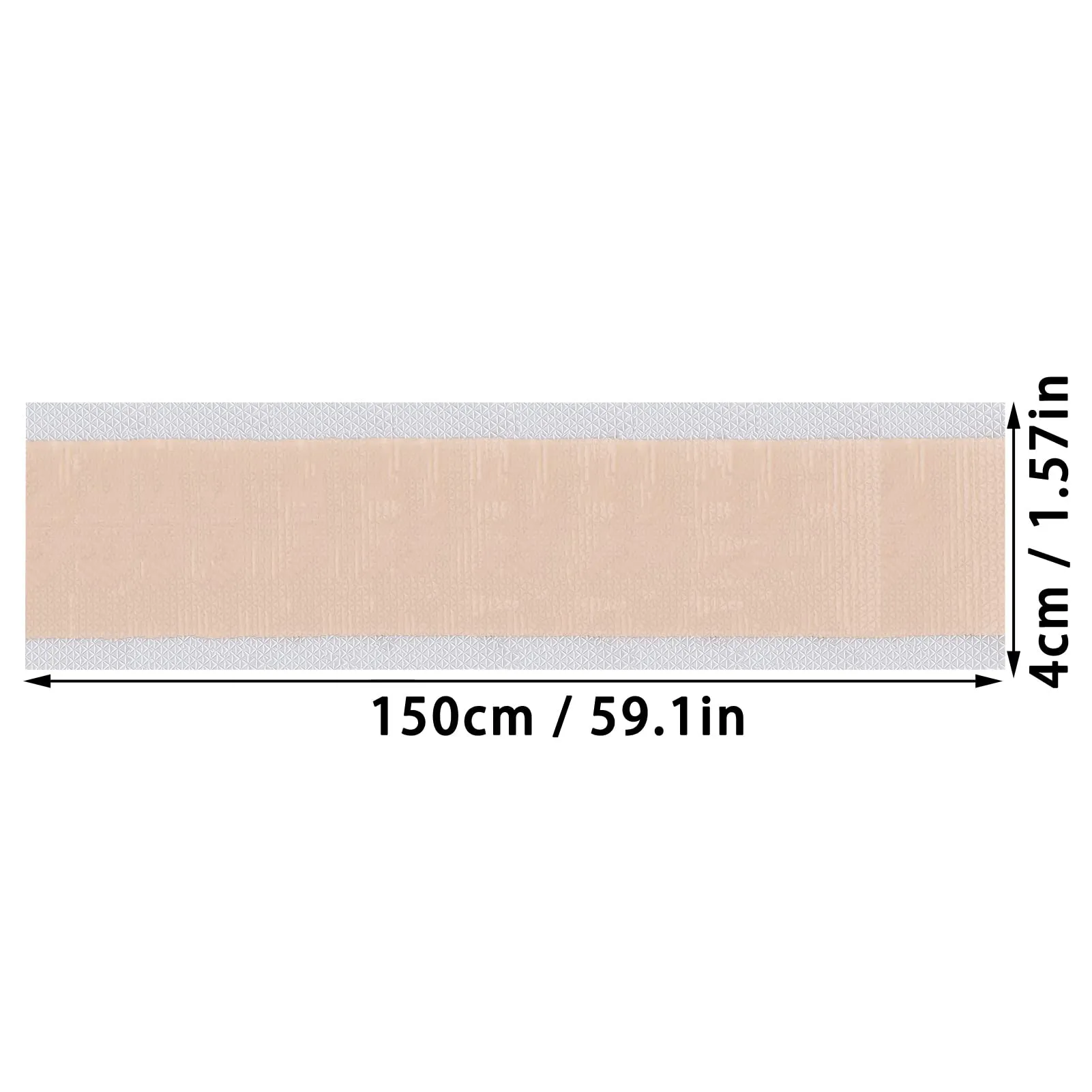 59in Silicone Scar Sheets, Self Adhesion Reusable Scar Removal Gel Tape for C Section, Post Surgery, Burns, Acne