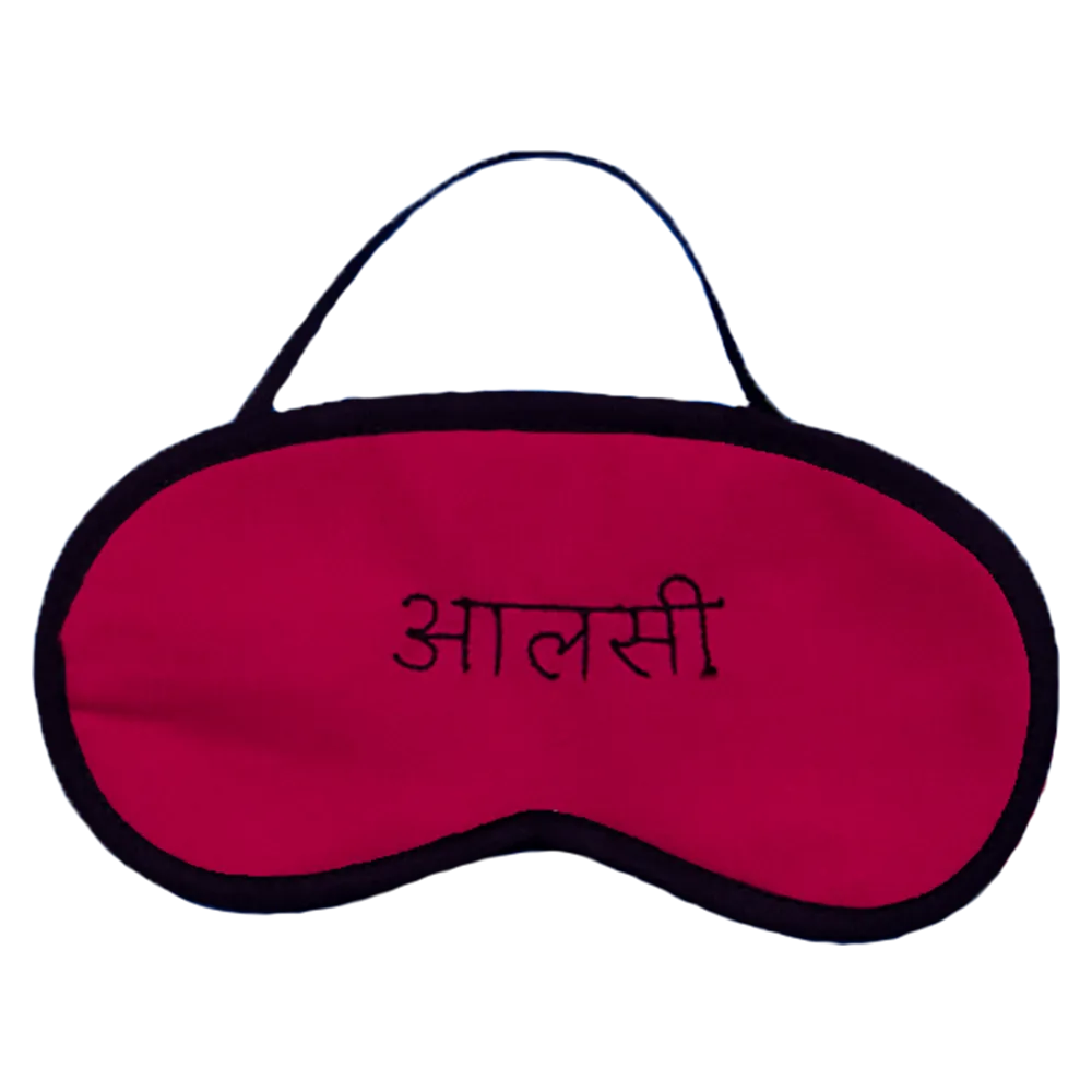 Aalsi Pink (Pink) Eye Mask