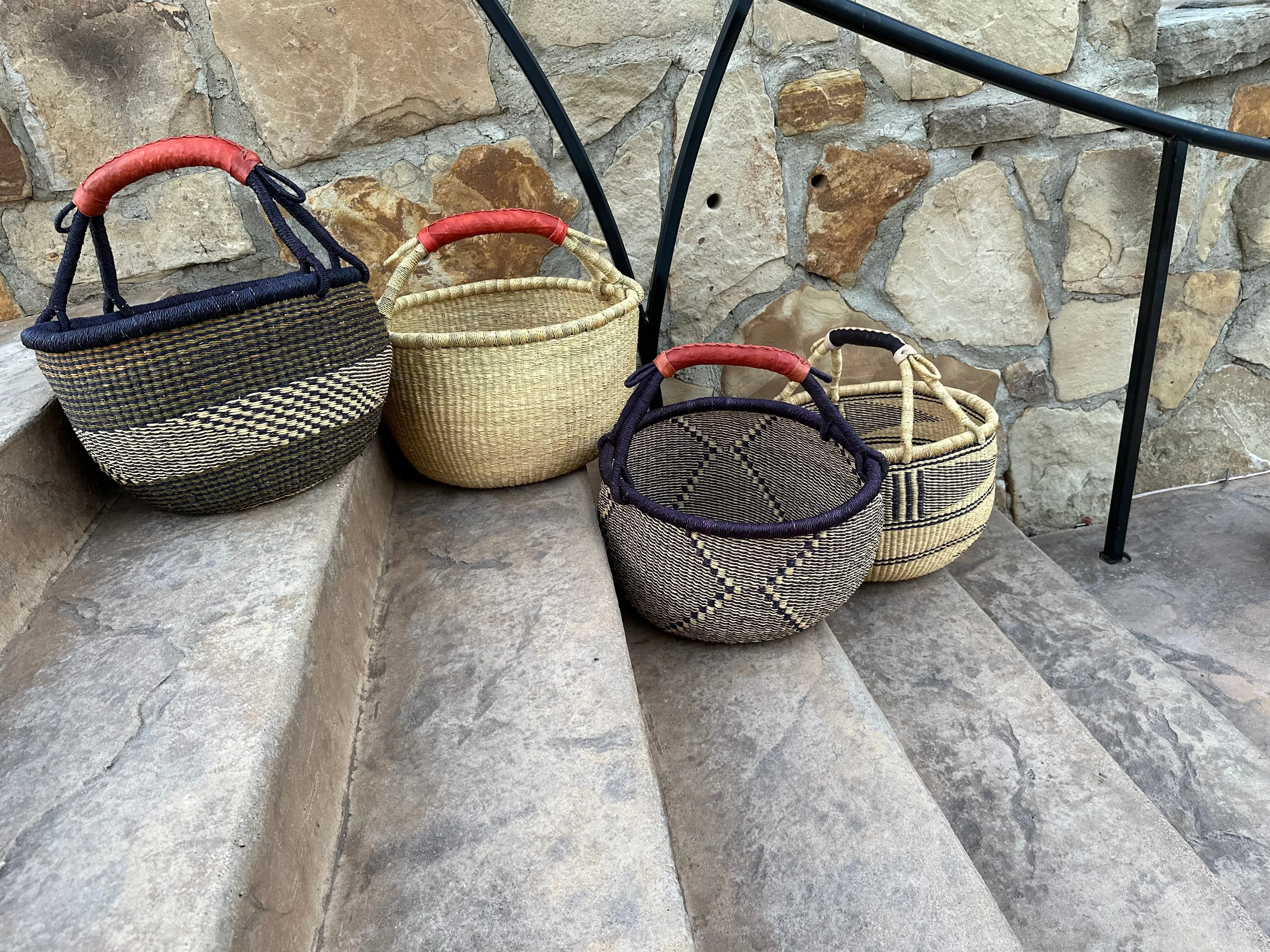 African  Kulbia Market basket -Bolga Ghana basket