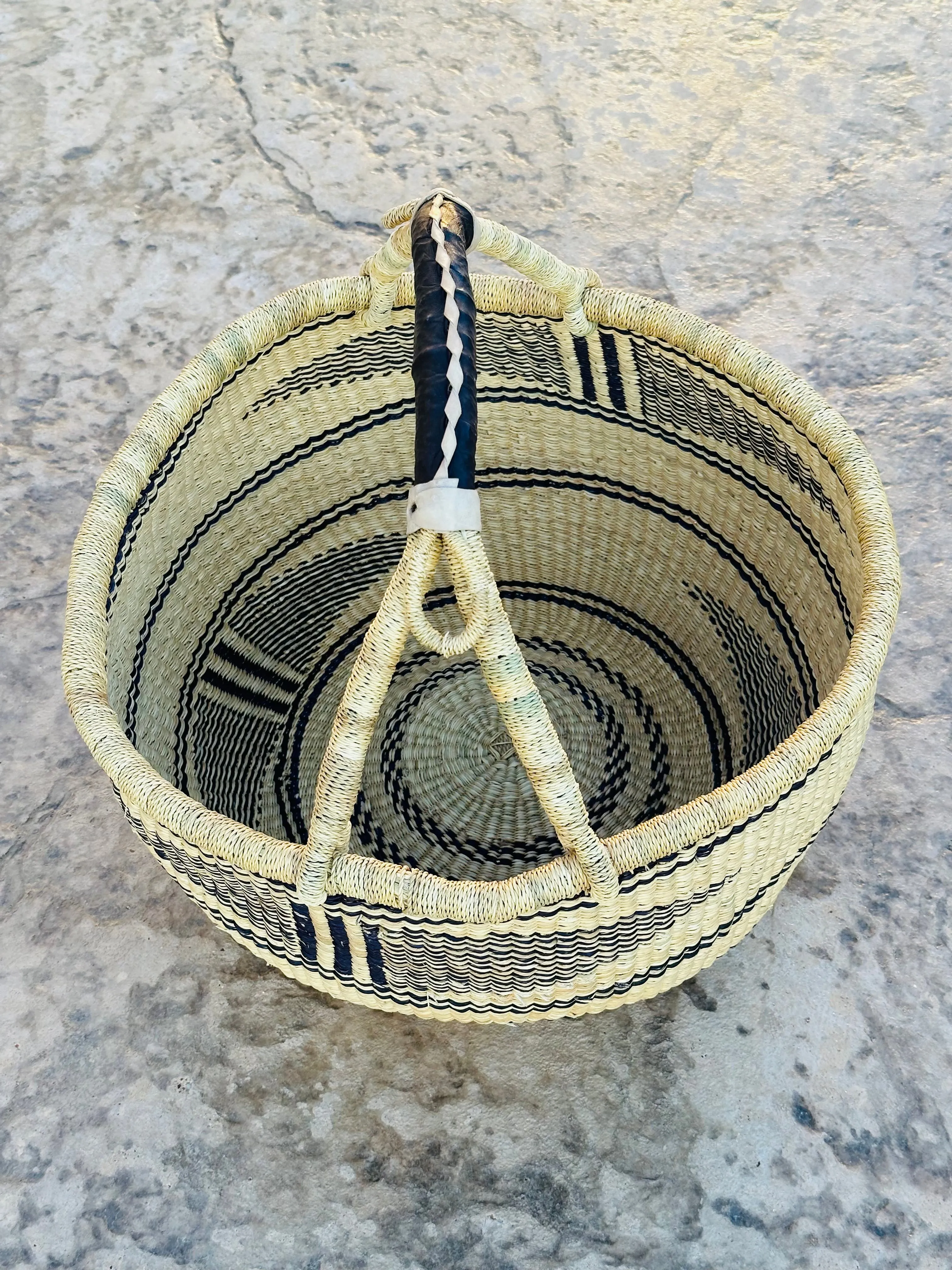African  Kulbia Market basket -Bolga Ghana basket