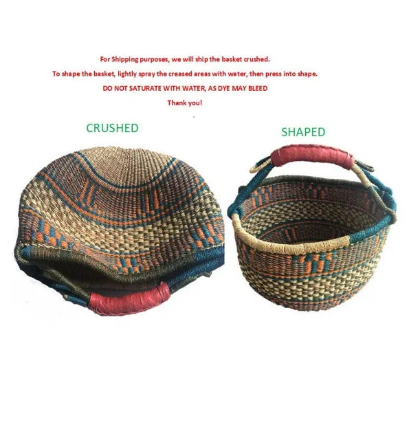 African  Kulbia Market basket -Bolga Ghana basket