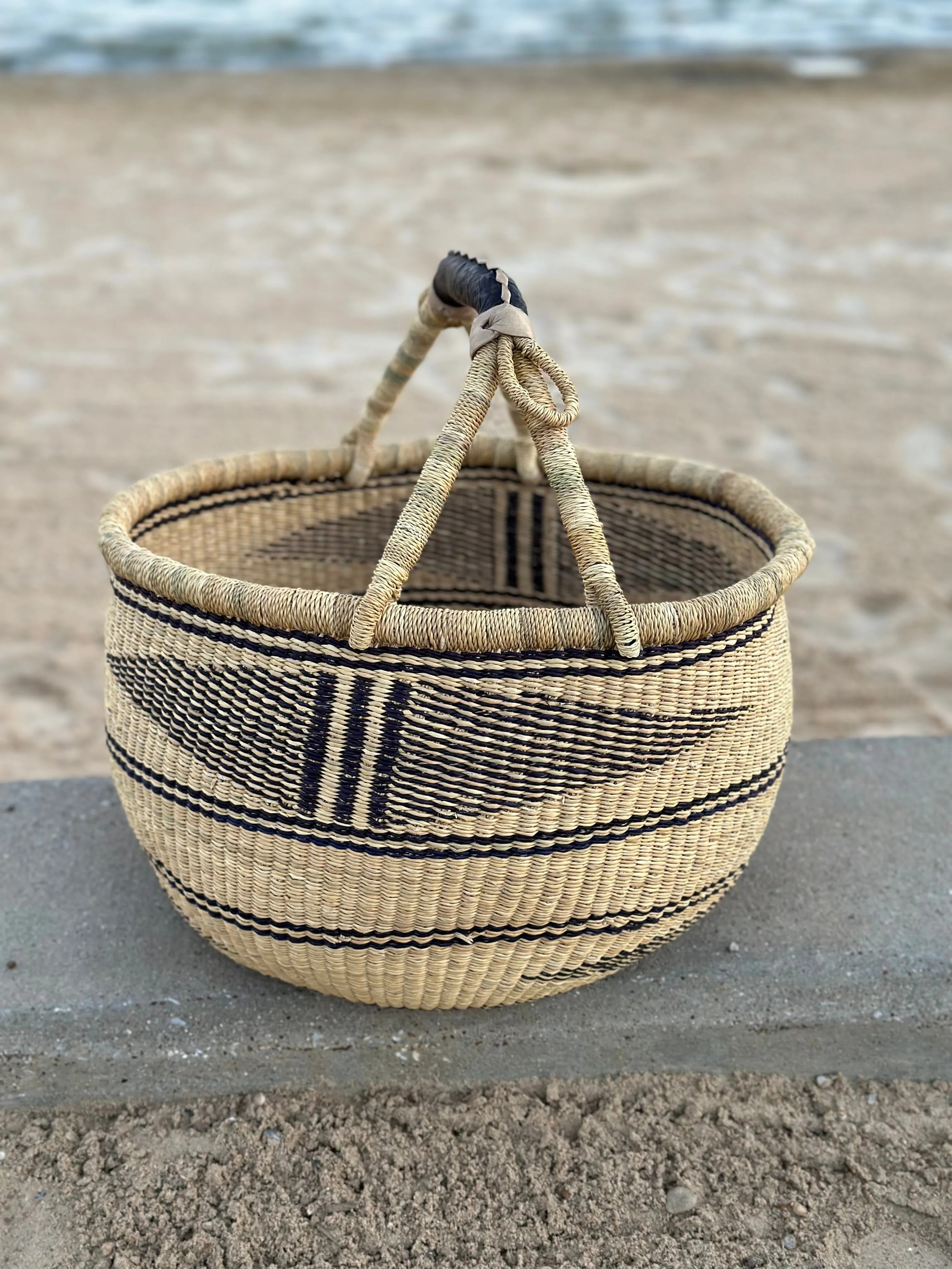 African  Kulbia Market basket -Bolga Ghana basket