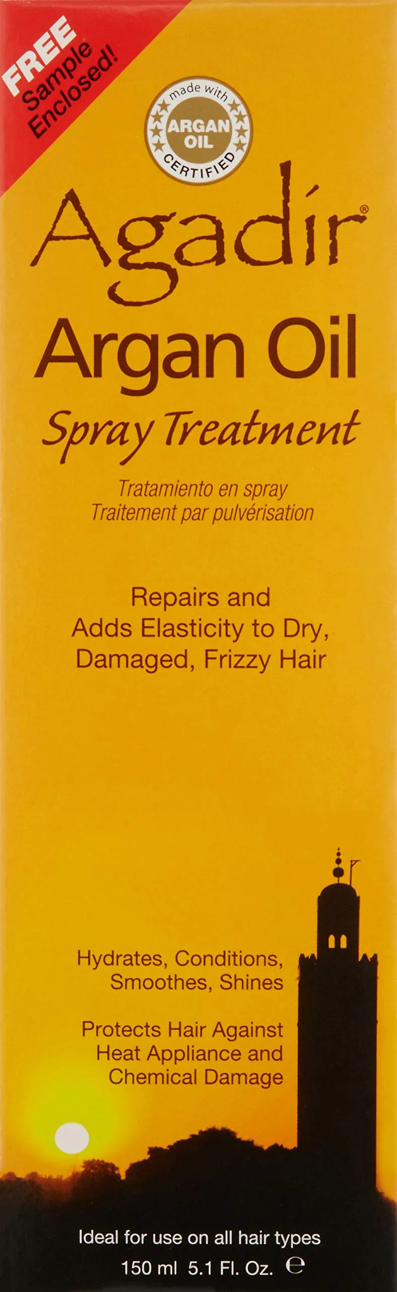 Agadir Argan Oil Spray 5.1 oz (150ml)