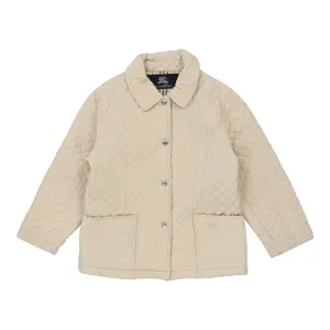 Age 6 Burberry Jacket - Medium Cream Nylon Blend