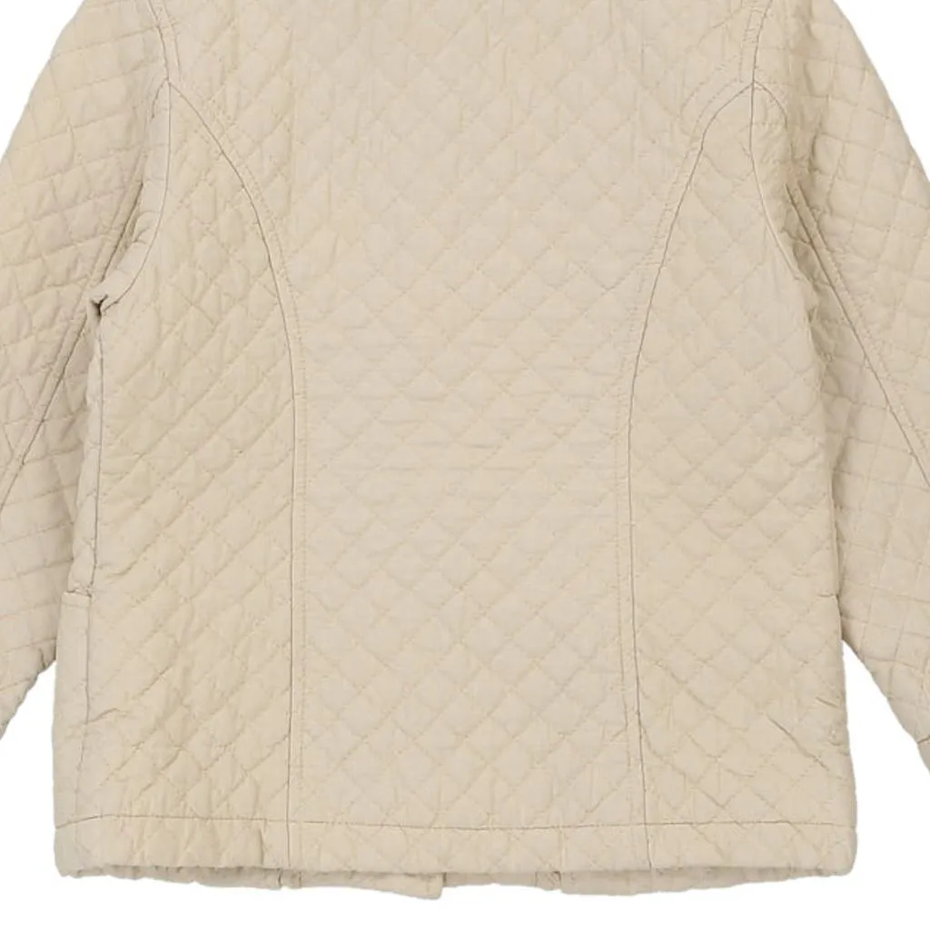 Age 6 Burberry Jacket - Medium Cream Nylon Blend