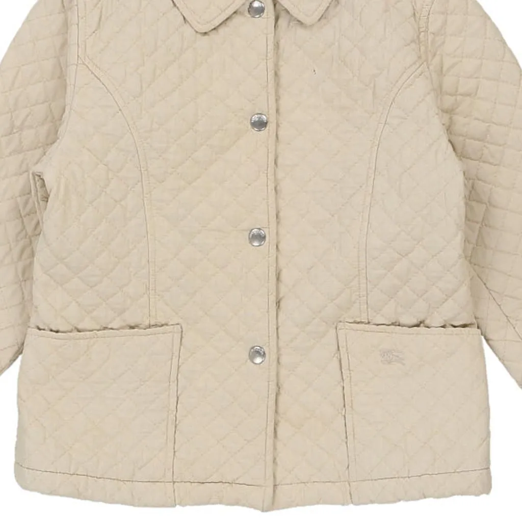 Age 6 Burberry Jacket - Medium Cream Nylon Blend