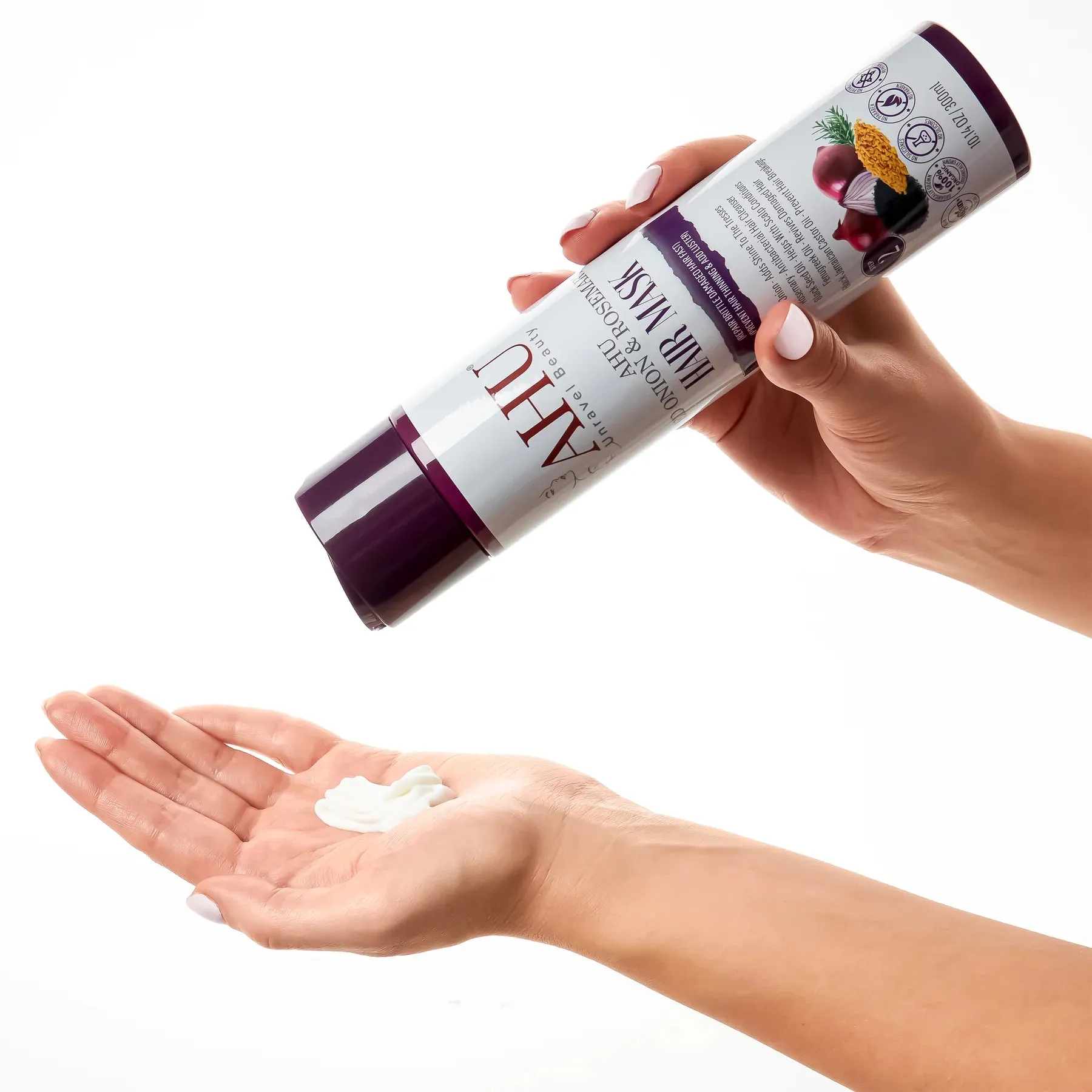 AHU Care AHU Red Onion And Rosemary Hair Mask 300ml