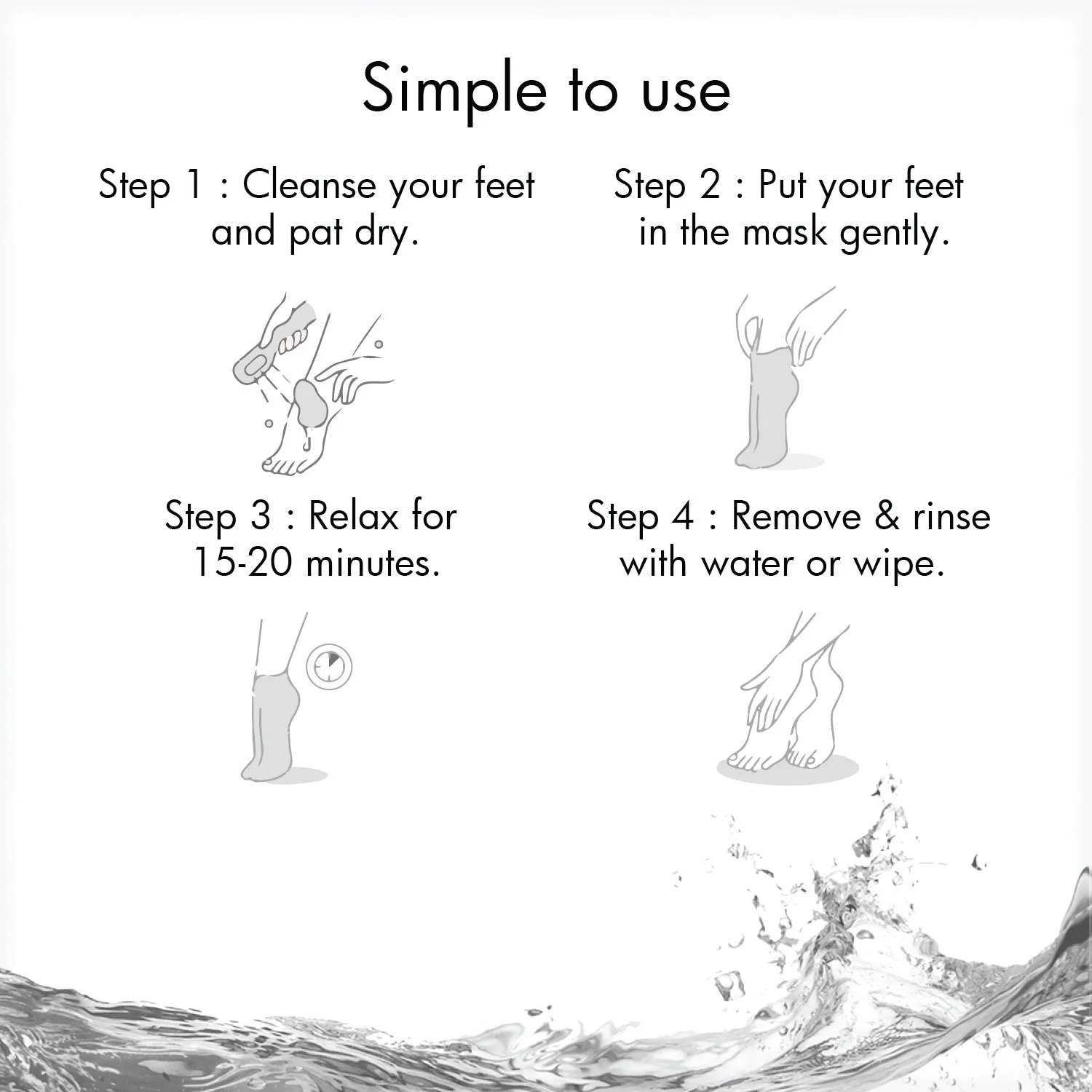 Aloe Vera Foot Mask