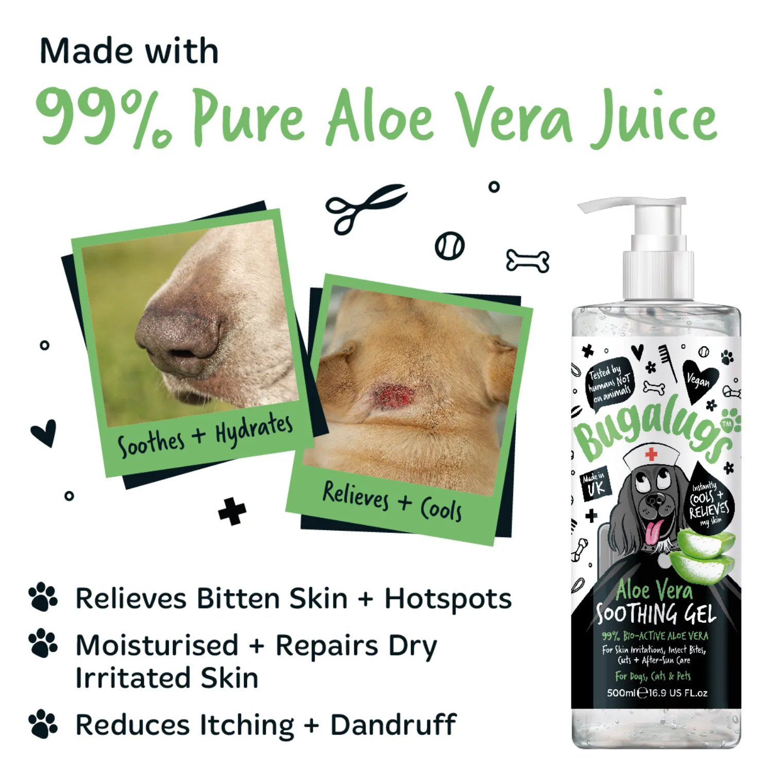 Aloe Vera Soothing Gel for Pets