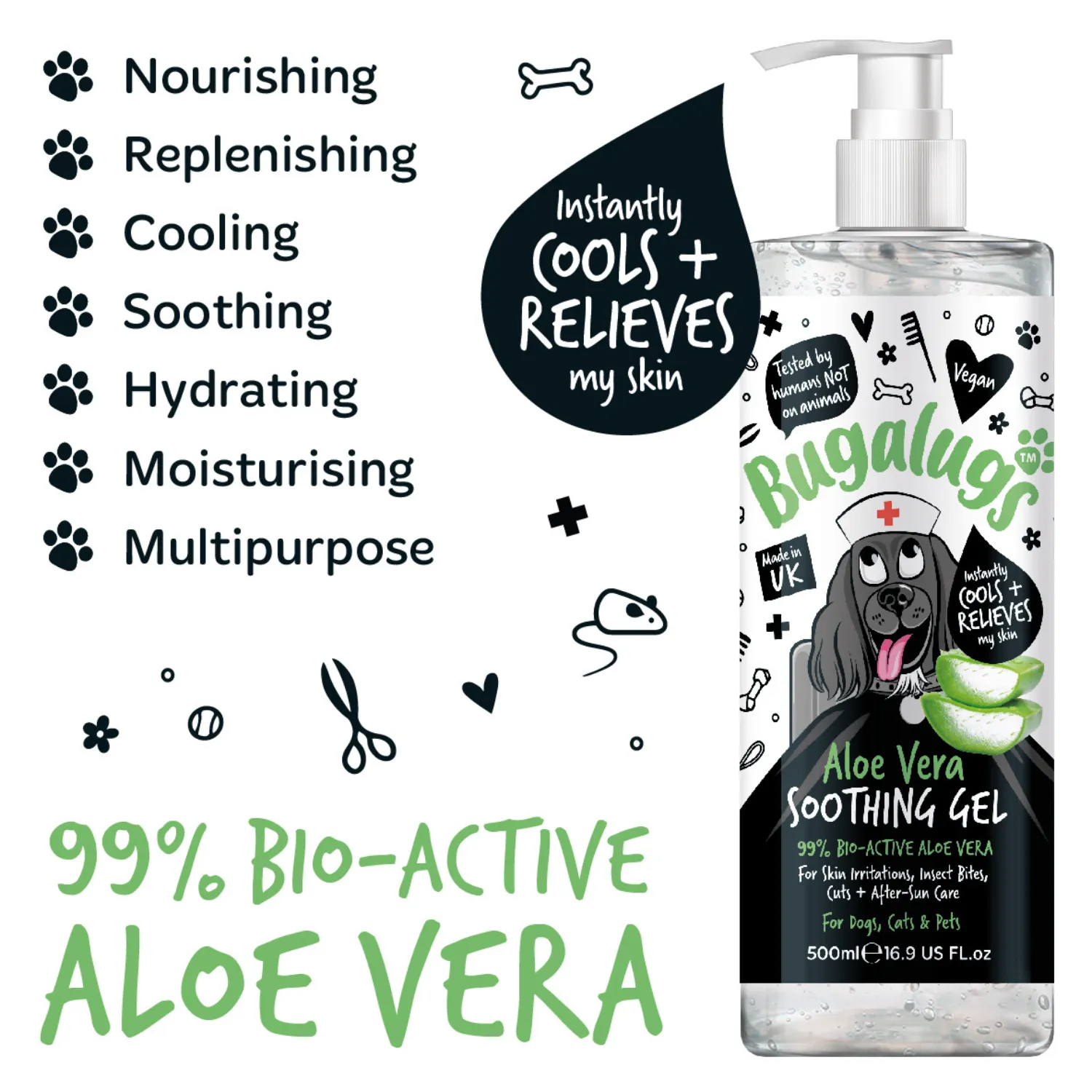 Aloe Vera Soothing Gel for Pets