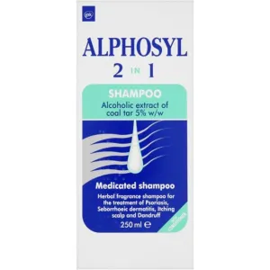 Alphosyl 2 in 1 Medicated Shampoo - 250ml