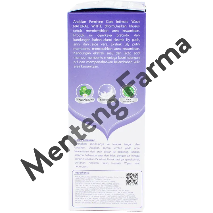Andalan Feminine Care Natural White Intimate Wash