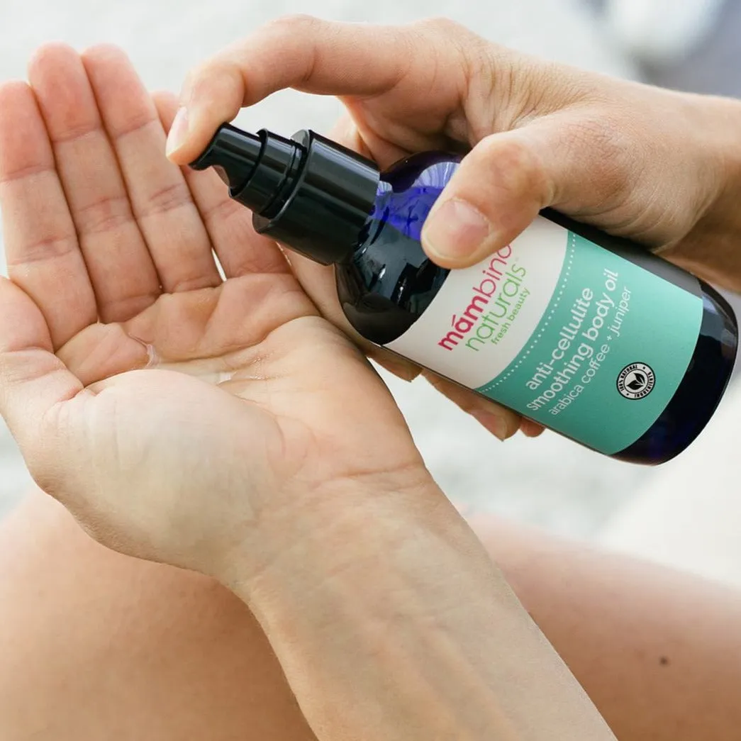 Anti-Cellulite Smoothing Body Oil, Arabica Coffee   Juniper
