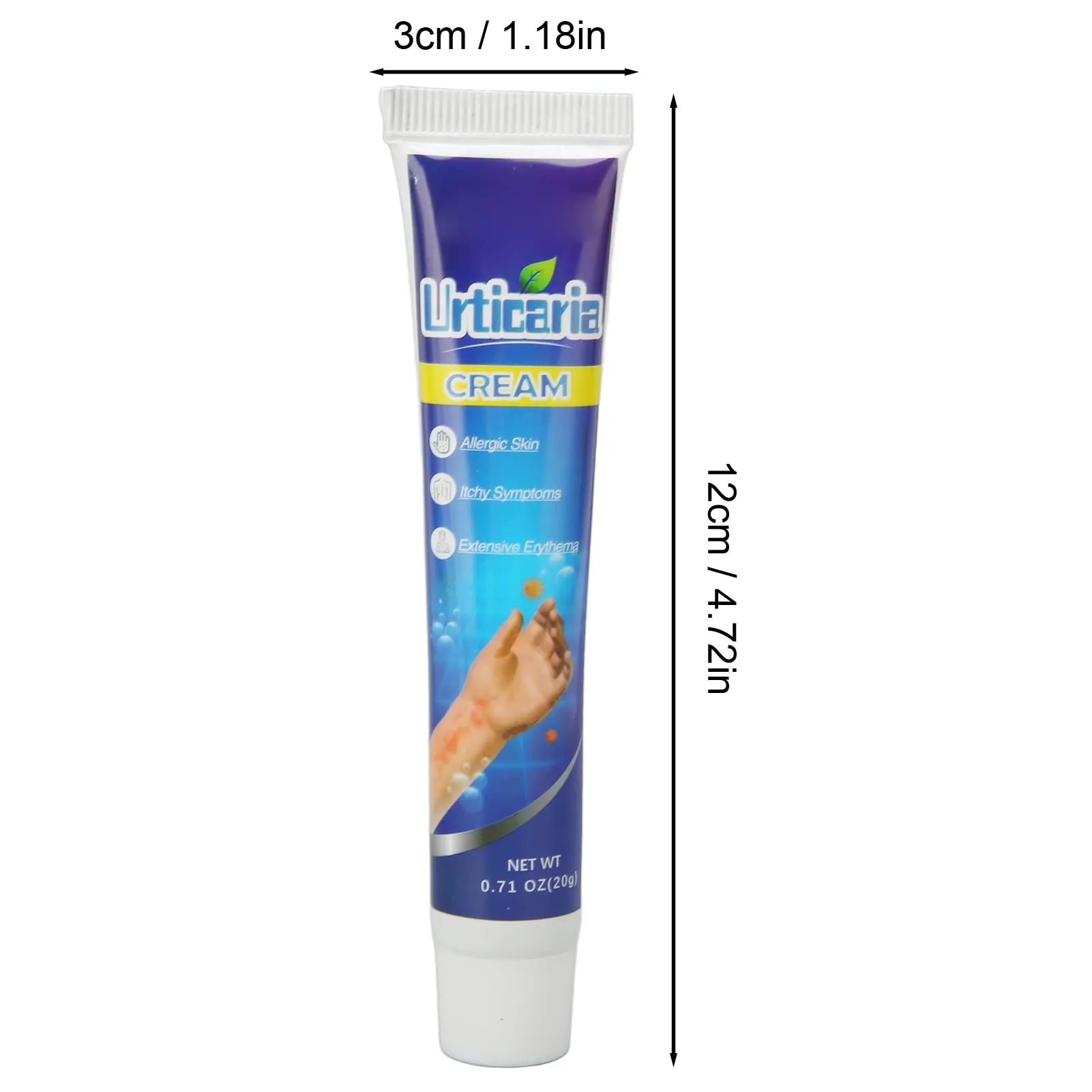 Anti-itch Cream, Pain Relief Urticaria Relief, Itching Ointment Dry Skin Adjuvant Treatment Microbiome Maintenance 20g