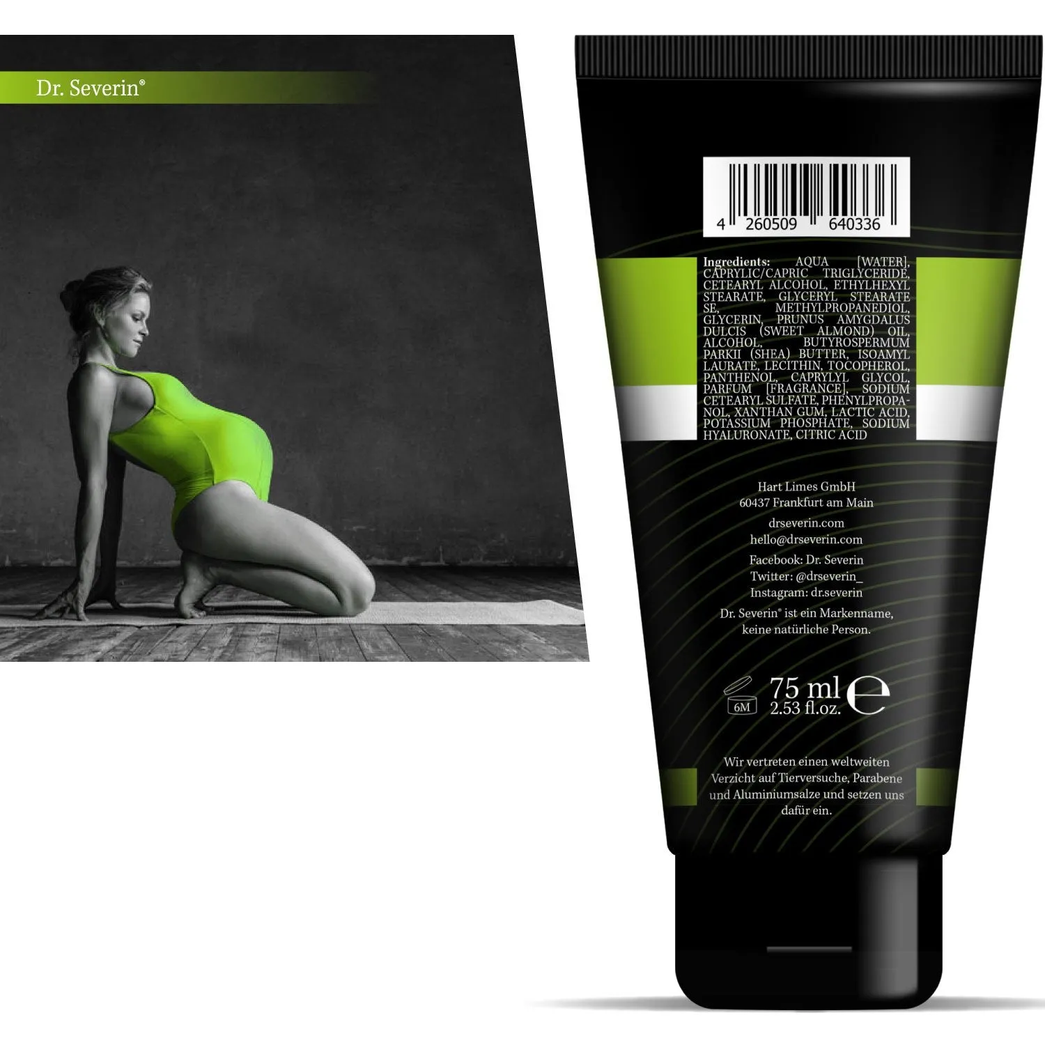 Anti-Stretch Solution: Dr. med. Severin Stretch mark Cream powered by dual. Prevent   remove stretch marks during muscle building   pregnancy, effective ointment against stretch marks, innovative.