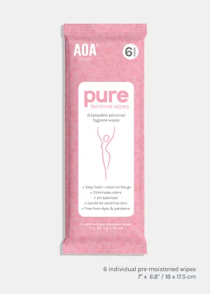 AOA Pure Feminine Wipes