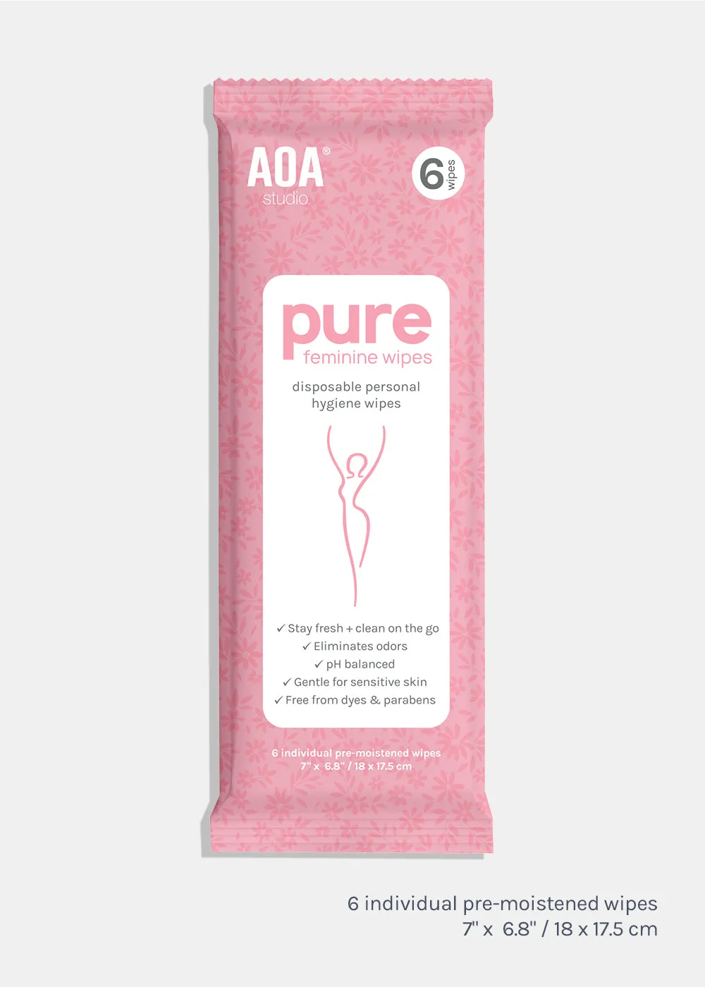 AOA Pure Feminine Wipes
