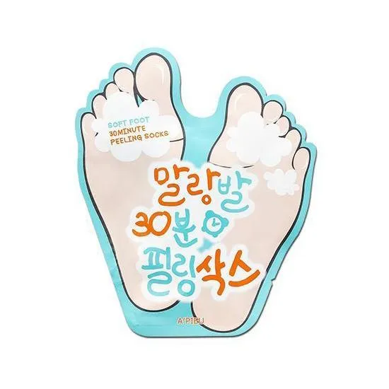 A'PIEU Soft Foot 30 Minute Peeling Socks جوارب تقشير القدم من ايبيو