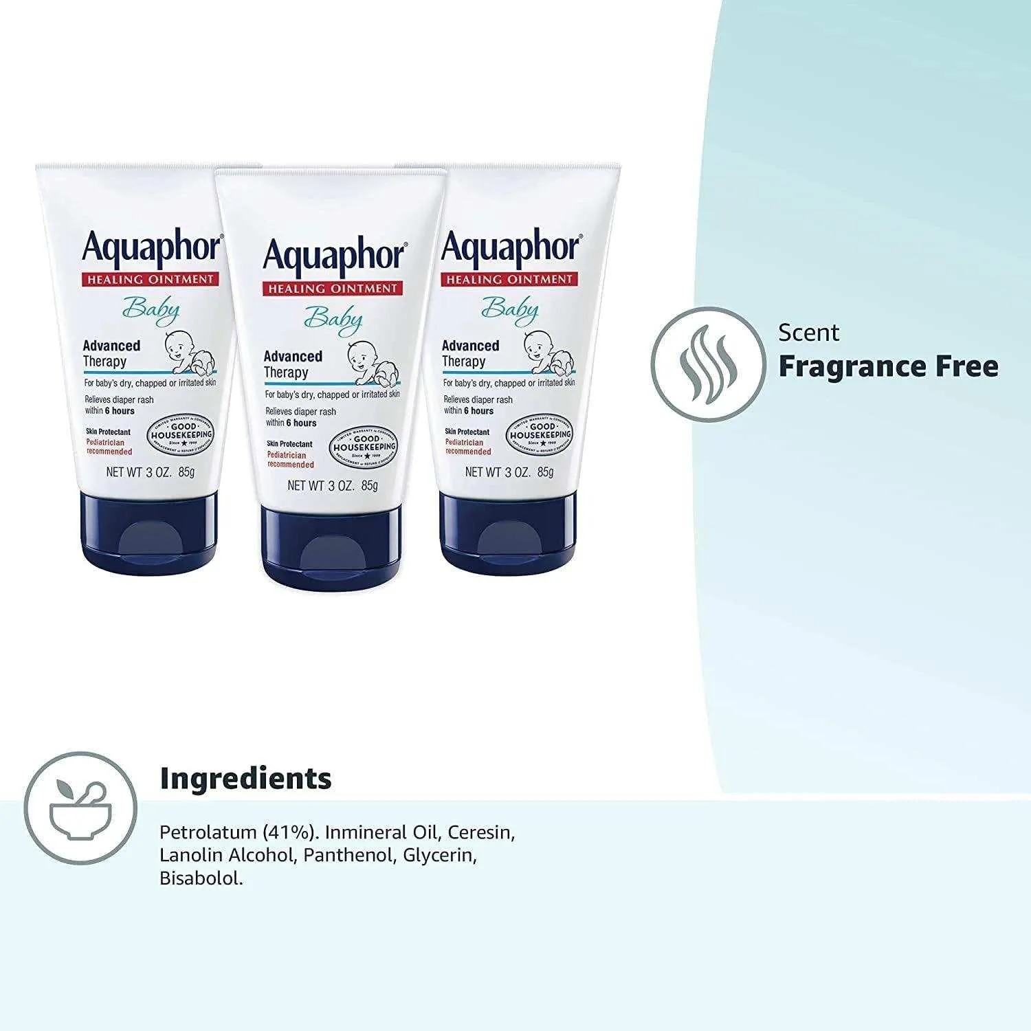 Aquaphor Baby Healing Ointment Tube - 3 oz