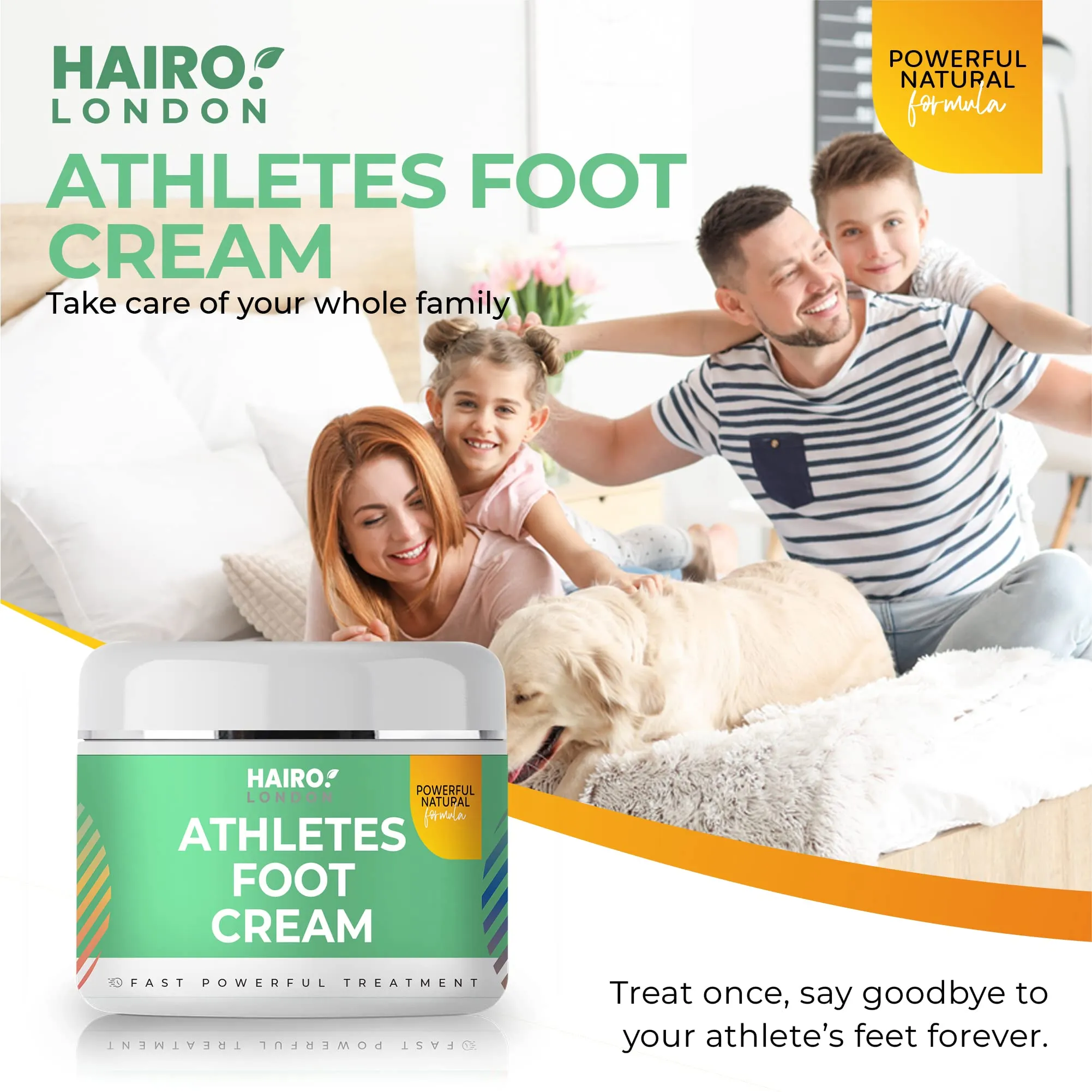 Athletes Foot Treatment | Athletes Foot Cream Extra Strong - Skin Hero | Anti-fungal Foot Treatment | Cooling Anti-fungal Cream for Feet 50g