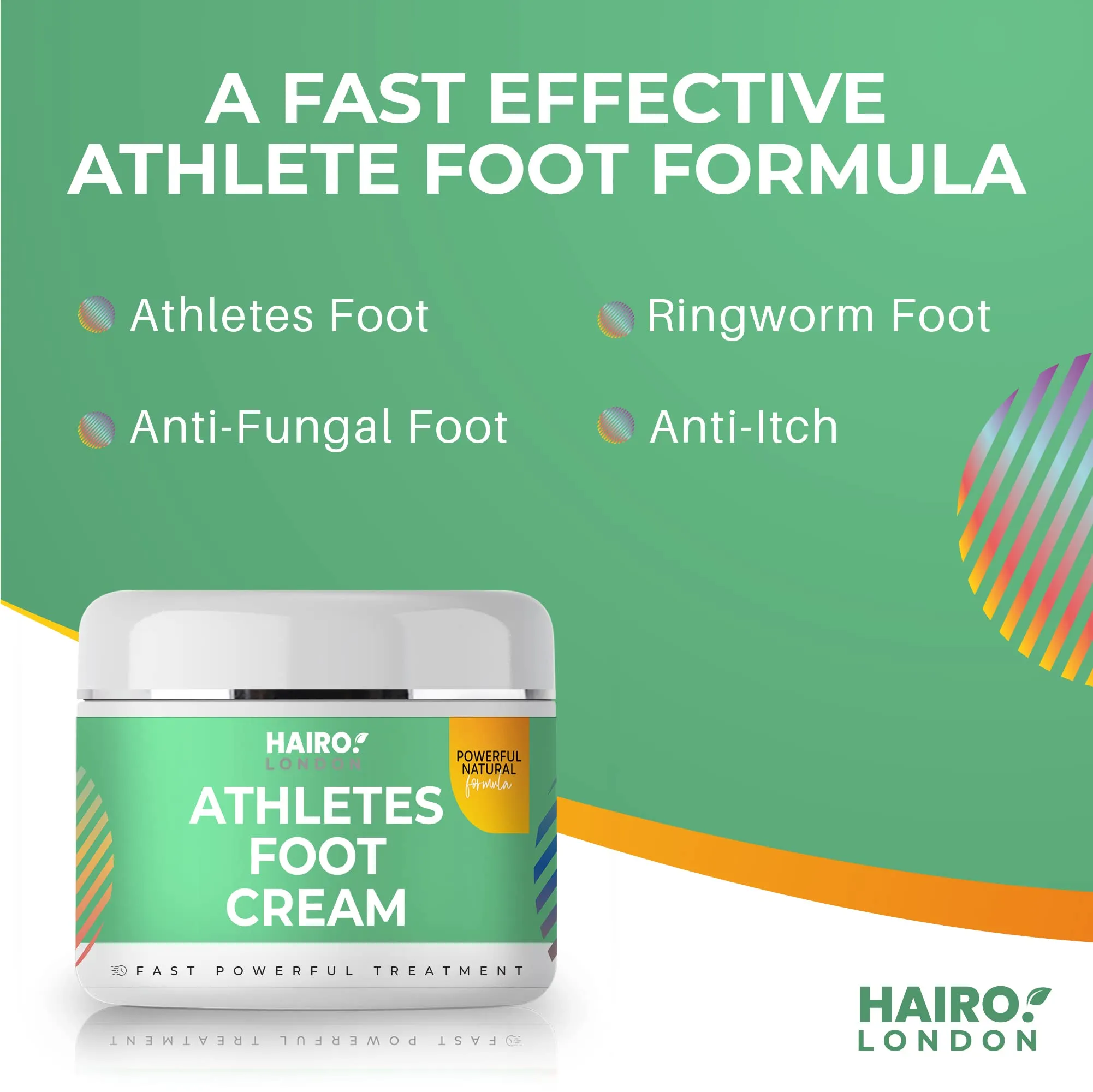 Athletes Foot Treatment | Athletes Foot Cream Extra Strong - Skin Hero | Anti-fungal Foot Treatment | Cooling Anti-fungal Cream for Feet 50g