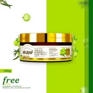 atulya Amla & Bhringraj Hair Mask - 200gm (Add 2 Products in the Cart & Get 1 Free Product Use Code: B1G1)