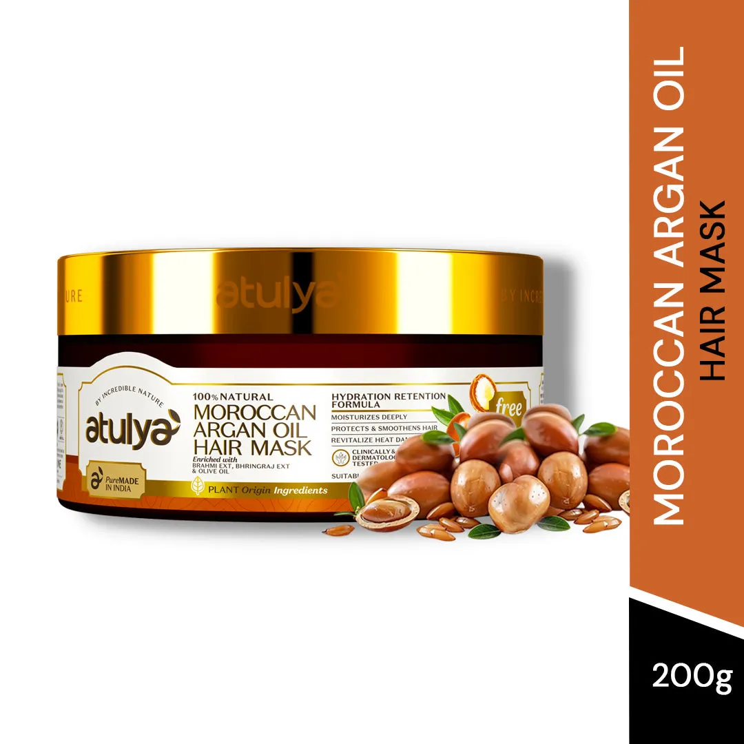 atulya Moroccan Argan Oil Hair Mask - 200gm (Buy 3 Products & Get Rs.300 Off)