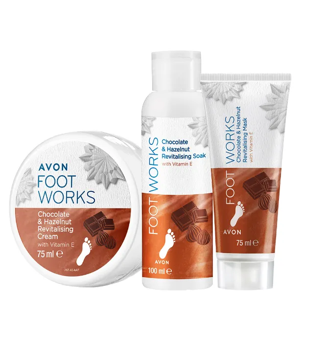 Avon Chocolate & Hazelnut Revitalising Foot Set