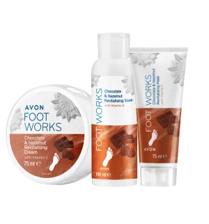 Avon Chocolate & Hazelnut Revitalising Foot Set
