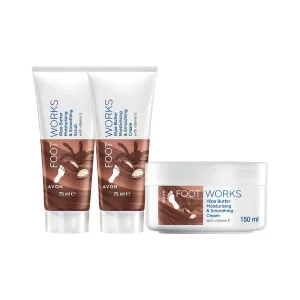 Avon Foot Works Illipe Butter Gift Set