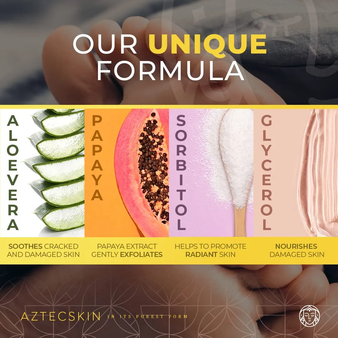 Aztecskin - Foot Peel Mask - Perfect For Callus, Cracked Heel And Hard Skin - Foot Mask For Exfoliating, Moisturising Treatment For Baby Soft Feet