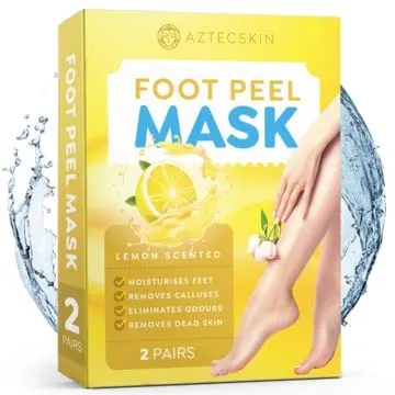 Aztecskin - Foot Peel Mask - Perfect For Callus, Cracked Heel And Hard Skin - Foot Mask For Exfoliating, Moisturising Treatment For Baby Soft Feet