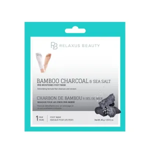 Bamboo Charcoal, Sea Salt Foot Mask - Displayer of 12
