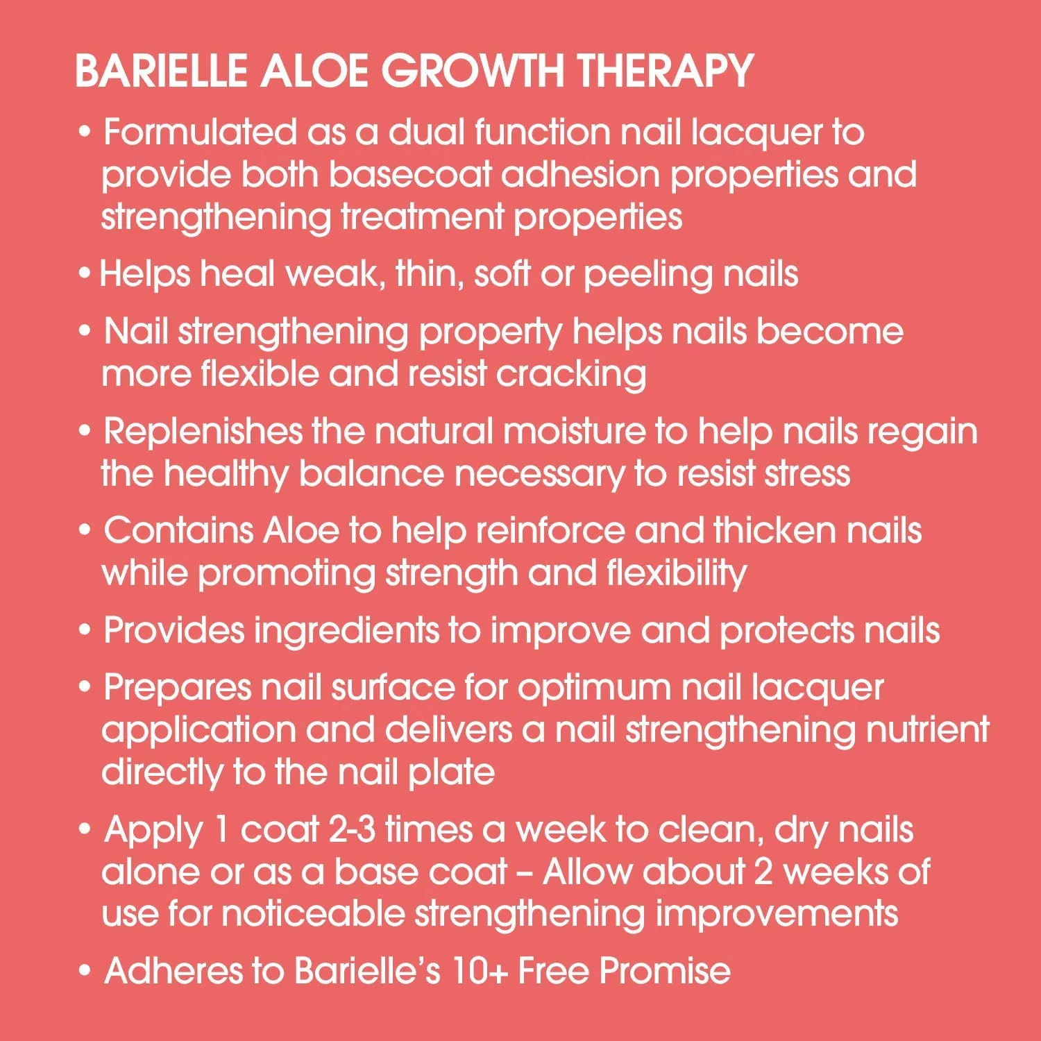 Barielle Aloe Nail Growth Therapy .45 ounce