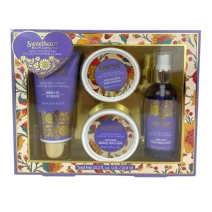 Bath Collection, Coconut Mango- 4pcs Set