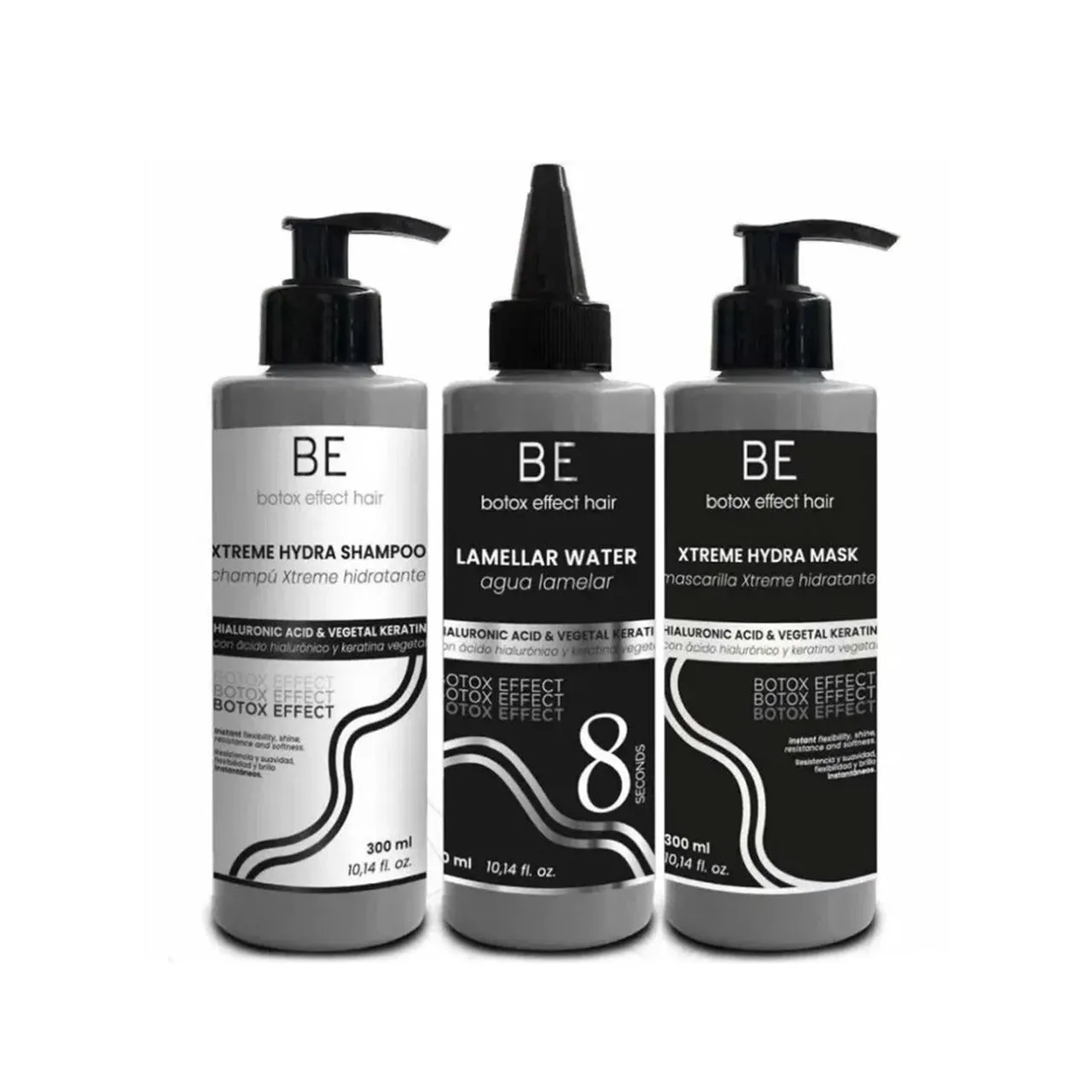 BE 3x300ml Botox Effect Hair Care Treatment Kit