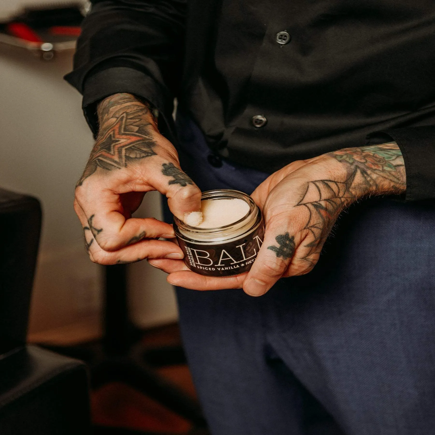Beard Balm - Spiced Vanilla by 18.21 Man Made for Men - 2 oz Balm
