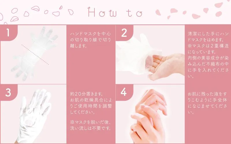Beauty World Cherry Blossom Hand Mask