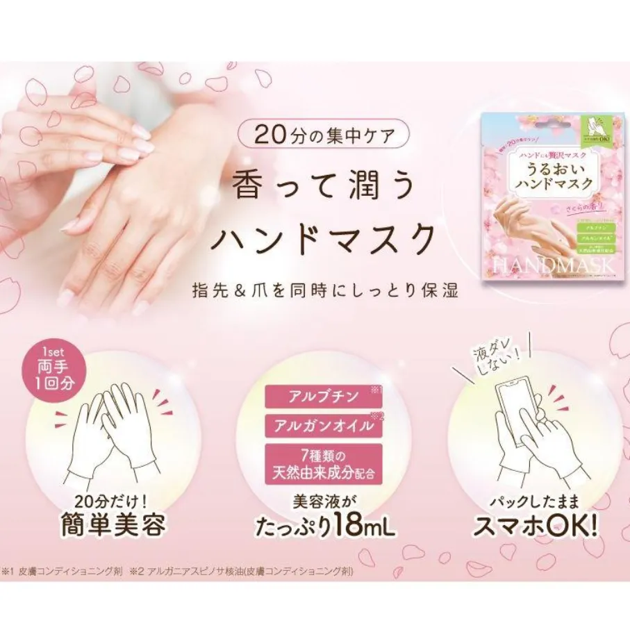 Beauty World Cherry Blossom Hand Mask