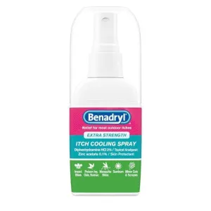 Benadryl Itch Relief Cooling Spray Extra Strength 2oz