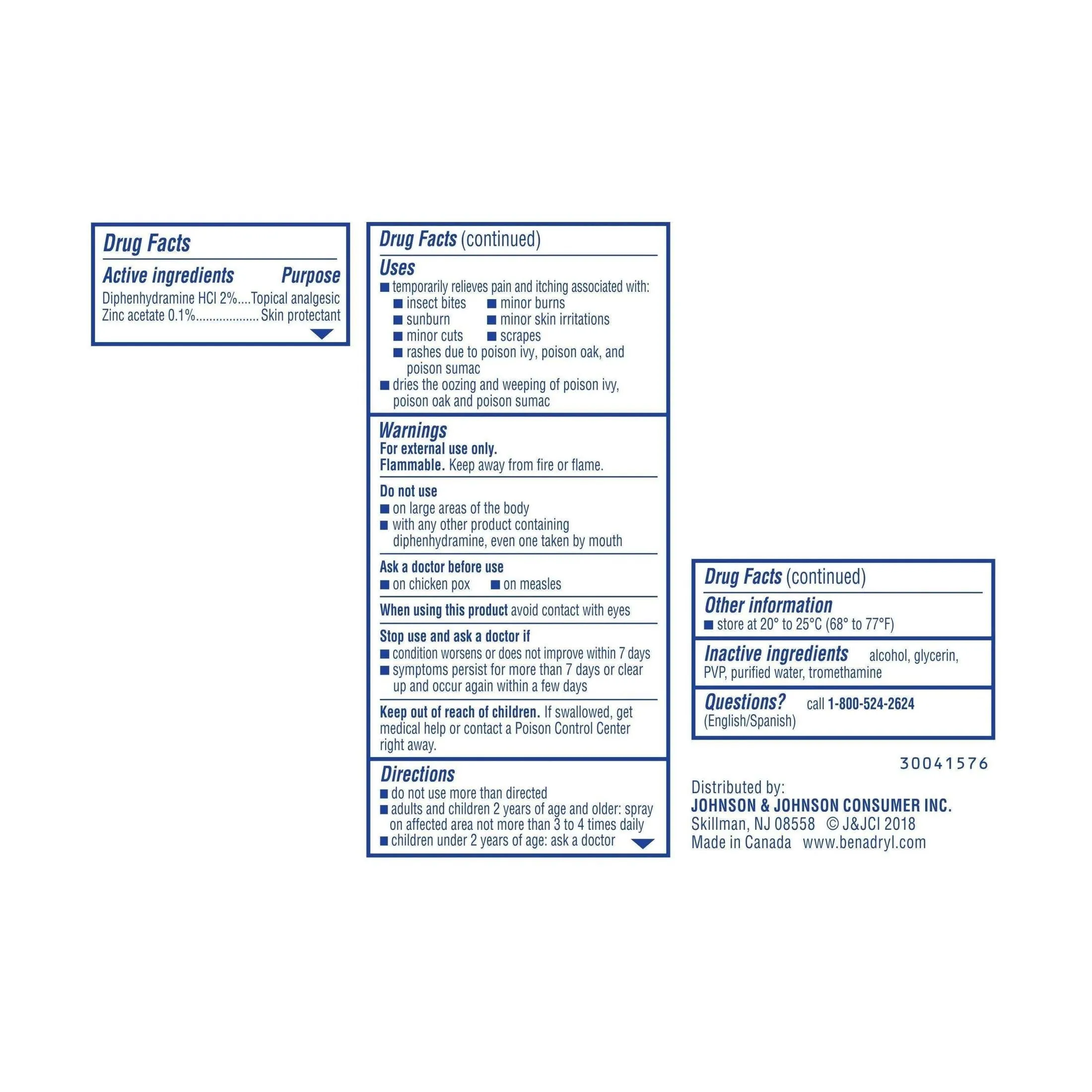 Benadryl Itch Relief Cooling Spray Extra Strength 2oz
