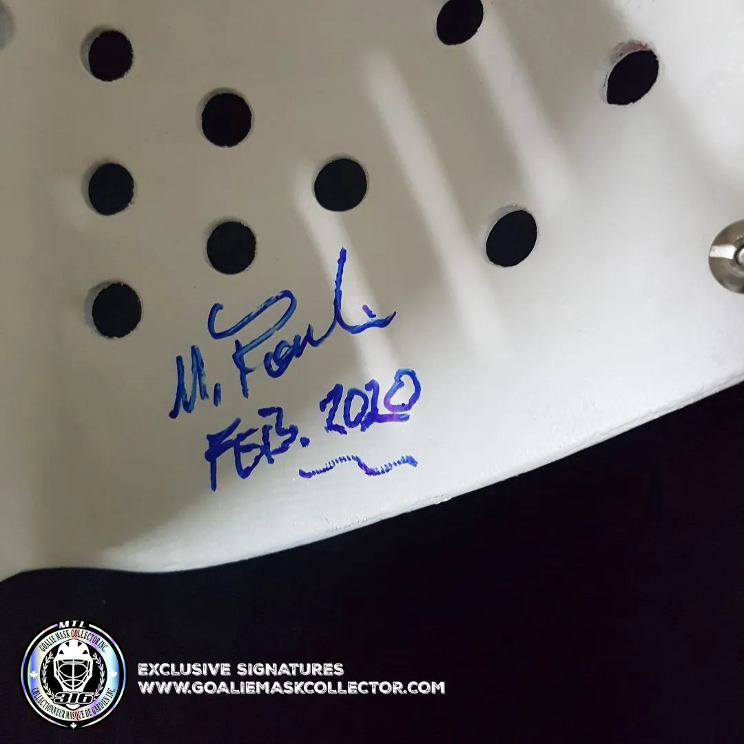 Bernie Parent Signed Goalie Mask Autographed Philadelphia "2 Emblems" Tribute Vintage