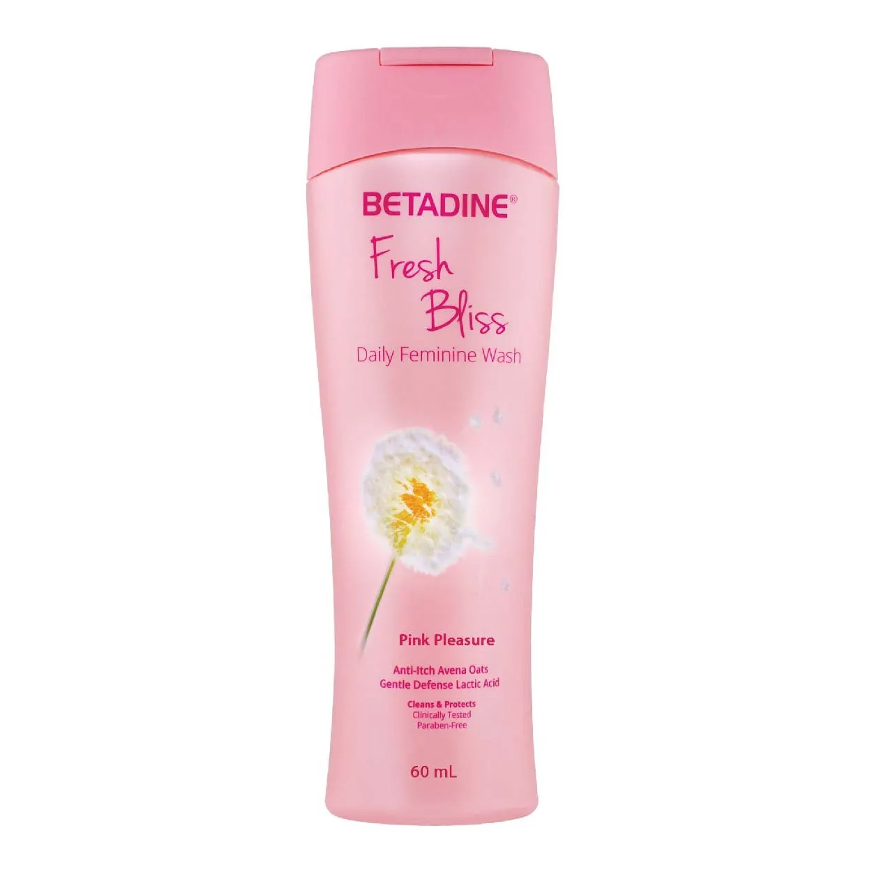Betadine Feminine Wash Fresh Bliss Pink Pleasure 60ml