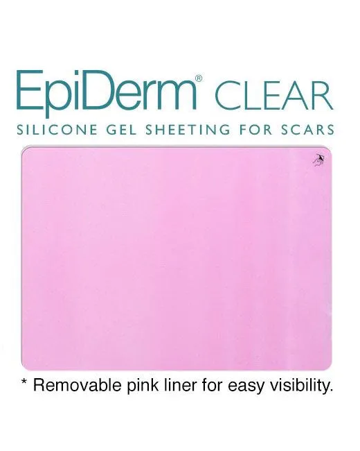 Biodermis Epi-Derm Silicone Gel Large Sheet 15.5"x11" - Clear Gel (5 Sheet per Package)
