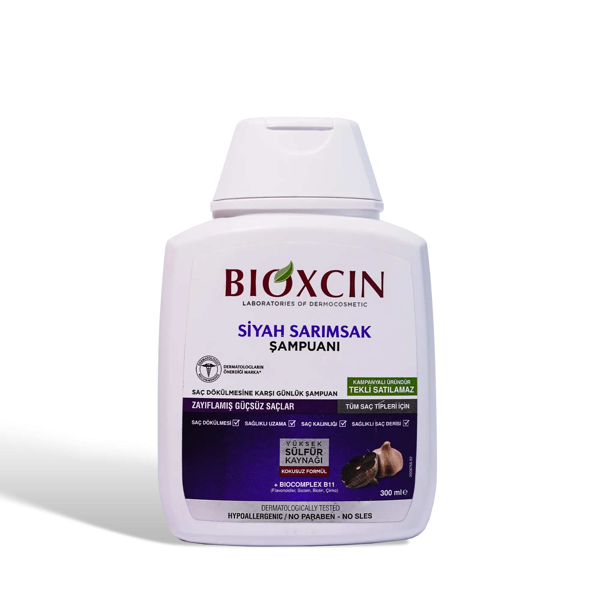 Bioxcin Black Garlic Shampoo 300ml